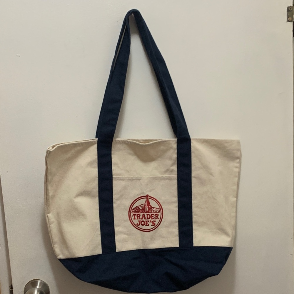 Trader Joe’s Blue canvas bag